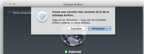 actualizacion airpot La Utilidad Airport para Mac, se actualiza v6.2