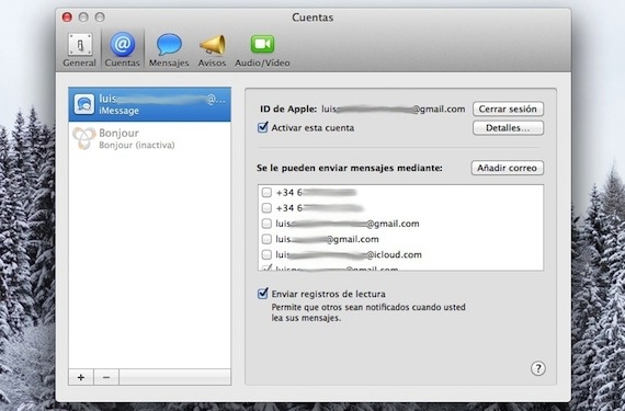 Mensajes Configuracion Configura Mensajes en OS X